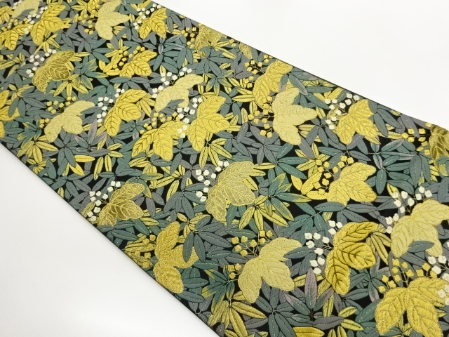 JAPANESE FUKURO OBI / WOVEN PAULOWNIA